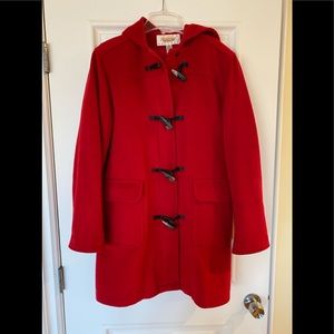 Classic Duffel/Stadium coat with hood by Talbots